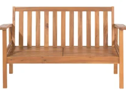 Beliani 4-Istuttava Ulkosohvaryhma Akaasia Vaalea Puu Manila Fashion