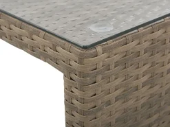 Beliani 5-Istuttava Ulkosohvaryhma Polyrottinki Valkoinen Belluno Discount