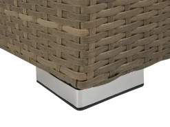 Beliani 5-Istuttava Ulkosohvaryhma Polyrottinki Valkoinen Belluno Discount