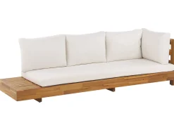 Beliani 5-Istuttava Ulkosohvaryhma Akasiapuu Vasenk. Valkoinen Marettimo Cheap