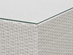 Beliani 4-Istuttava Ulkosohvaryhma Polyrottinki Oikeak. Vaaleanharmaa Sano Ii Clearance