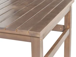 Beliani 4-Istuttava Ulkosohvaryhma Akaasia Tumma Puu Manila Shop