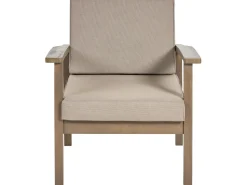 Beliani 4-Istuttava Ulkosohvaryhma Akaasia Tumma Puu Manila Shop