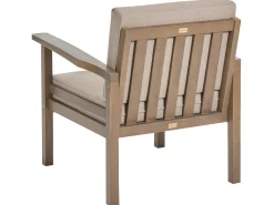 Beliani 4-Istuttava Ulkosohvaryhma Akaasia Tumma Puu Manila Shop