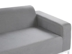 Beliani 5-Istuttava Ulkosohvaryhma Kangas Harmaa/Valkoinen Rovigo Cheap