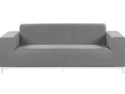 Beliani 5-Istuttava Ulkosohvaryhma Kangas Harmaa/Valkoinen Rovigo Cheap