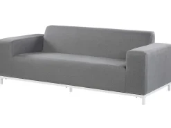 Beliani 5-Istuttava Ulkosohvaryhma Kangas Harmaa/Valkoinen Rovigo Cheap