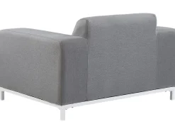 Beliani 5-Istuttava Ulkosohvaryhma Kangas Harmaa/Valkoinen Rovigo Cheap