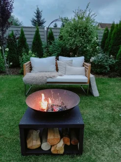 Beliani 4-Istuttava Ulkosohvaryhma Akasiapuu Valkoinen Bermuda Best Sale