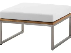 Beliani 4-Istuttava Ulkosohvaryhma Akasiapuu Valkoinen Bermuda Best Sale