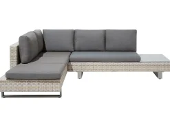 Beliani 5-Istuttava Ulkosohvaryhma Polyrottinki Harmaa Lanciano Cheap