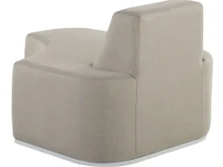 Beliani 2-Istuttava Ulkosohvaryhma Kangas Vaaleanharmaa Fabro Online