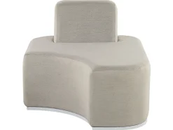 Beliani 2-Istuttava Ulkosohvaryhma Kangas Vaaleanharmaa Fabro Online