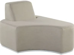 Beliani 2-Istuttava Ulkosohvaryhma Kangas Vaaleanharmaa Fabro Online