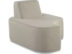 Beliani 2-Istuttava Ulkosohvaryhma Kangas Vaaleanharmaa Fabro Online