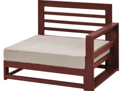 Beliani 4-Istuttava Ulkosohvaryhma Sertifioitu Akaasia Vasenk. Mahonginruskea Timor Ii Discount