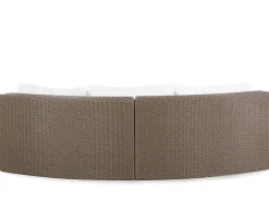 Beliani 9-Istuttava Ulkosohvaryhma Polyrottinki Ruskea Severo Best Sale