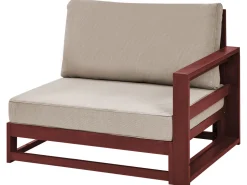 Beliani 5-Istuttava Ulkosohvaryhma Sertifioitu Akaasia Mahonginruskea Timor Ii Shop