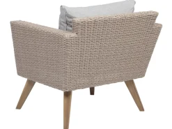 Beliani 4-Istuttava Ulkosohvaryhma Polyrottinki Harmaa Vittoria Sale