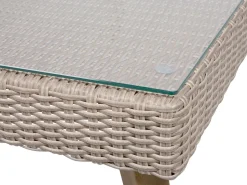 Beliani 4-Istuttava Ulkosohvaryhma Polyrottinki Harmaa Vittoria Sale