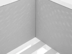 Beliani 6-Istuttava Ulkosohvaryhma Alumiini Valkoinen/Harmaa Castella Online