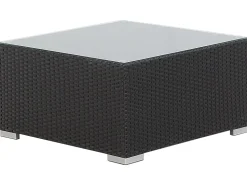 Beliani 4-Istuttava Ulkosohvaryhma Polyrottinki Oikeak. Musta Sano Ii Clearance