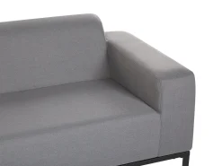 Beliani 5-Istuttava Ulkosohvaryhma Kangas Harmaa/Musta Rovigo Outlet