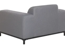 Beliani 5-Istuttava Ulkosohvaryhma Kangas Harmaa/Musta Rovigo Outlet