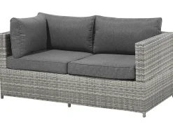 Beliani 4-Istuttava Ulkosohvaryhma Polyrottinki Tummanharmaa Avola Cheap