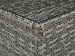 Beliani 4-Istuttava Ulkosohvaryhma Polyrottinki Tummanharmaa Avola Cheap