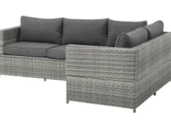 Beliani 4-Istuttava Ulkosohvaryhma Polyrottinki Tummanharmaa Avola Cheap