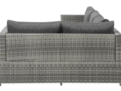 Beliani 4-Istuttava Ulkosohvaryhma Polyrottinki Tummanharmaa Avola Cheap