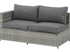 Beliani 4-Istuttava Ulkosohvaryhma Polyrottinki Tummanharmaa Avola Cheap