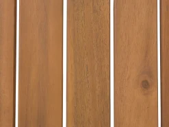 Beliani 4-Istuttava Ulkosohvaryhma Sertifioitu Akaasia Vaalea Puu Manila New