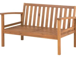 Beliani 4-Istuttava Ulkosohvaryhma Sertifioitu Akaasia Vaalea Puu Manila New