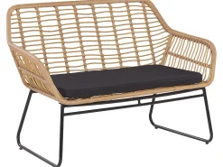 Beliani 4-Istuttava Ulkosohvaryhma Polyrottinki Luonnonvari Minori Sale