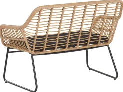 Beliani 4-Istuttava Ulkosohvaryhma Polyrottinki Luonnonvari Minori Sale