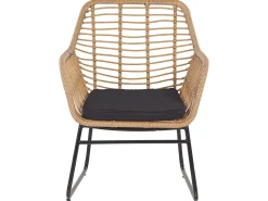 Beliani 4-Istuttava Ulkosohvaryhma Polyrottinki Luonnonvari Minori Sale