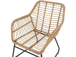 Beliani 4-Istuttava Ulkosohvaryhma Polyrottinki Luonnonvari Minori Sale