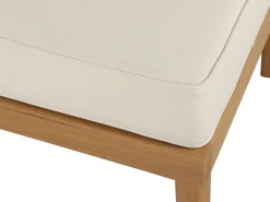 Beliani 4-Istuttava Ulkosohvaryhma Akasiapuu Valkoinen Baratti Cheap