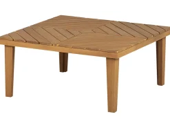 Beliani 4-Istuttava Ulkosohvaryhma Akasiapuu Valkoinen Baratti Cheap