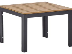 Beliani 4-Istuttava Ulkosohvaryhma Harmaa/Vaalea Puu Pienza Best