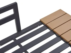 Beliani 4-Istuttava Ulkosohvaryhma Harmaa/Vaalea Puu Pienza Best