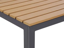 Beliani 4-Istuttava Ulkosohvaryhma Harmaa/Vaalea Puu Pienza Best