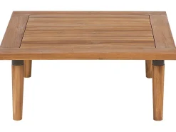 Beliani 4-Istuttava Ulkosohvaryhma Akaasia Vaalea Puu/Harmaa Frascati Best