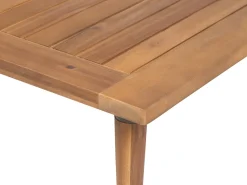 Beliani 4-Istuttava Ulkosohvaryhma Akaasia Vaalea Puu/Harmaa Frascati Best