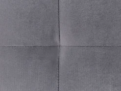 Beliani 4-Istuttava U-Muotoinen Kulmavuodesohva Säilytystilalla Sametti Harmaa Lerum Flash Sale