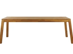 Beliani 6-Istuttava Vaalea Akaasiapuinen Ulkoruokailuryhma Penkilla Ja Tuoleilla Livorno Cheap