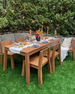 Beliani 6-Istuttava Vaalea Akaasiapuinen Ulkoruokailuryhma Tuoleilla Livorno Cheap