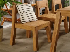 Beliani 6-Istuttava Vaalea Akaasiapuinen Ulkoruokailuryhma Tuoleilla Livorno Cheap